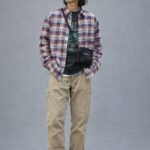 【ALEX MILL】チェックネルシャツ