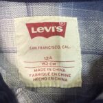 Levi’s コーデュロイ襟 チェックネルシャツ