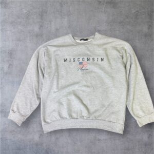 WISCONSIN カレッジロゴスウェット