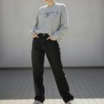 WISCONSIN カレッジロゴスウェット