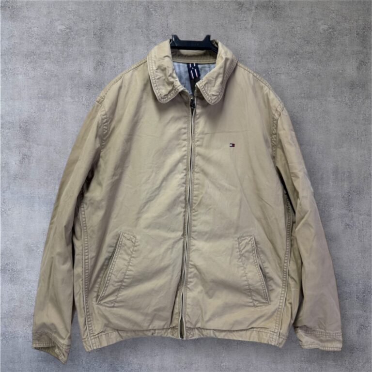 Tommy Hilfiger トミーヒルフィガー ジップジャケット ベージュ L 