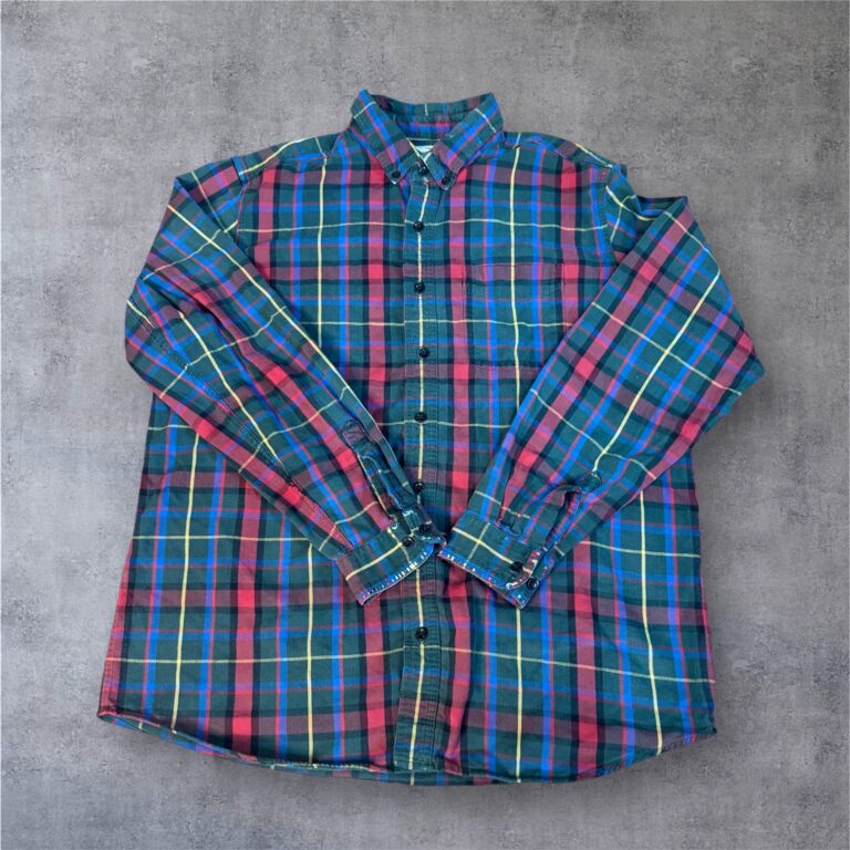 L.L.Bean 90’s チェック ボタンダウンシャツ