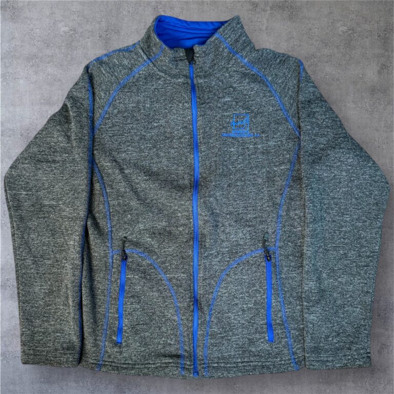 US企業ロゴ×フルジップジャケット