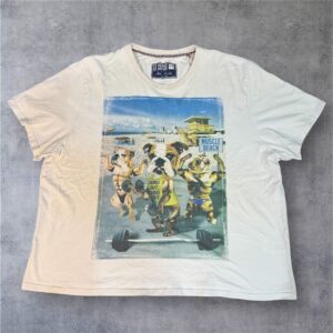 ST GEORGE BY DUFFER マッスルドッグ フォトプリントTシャツ