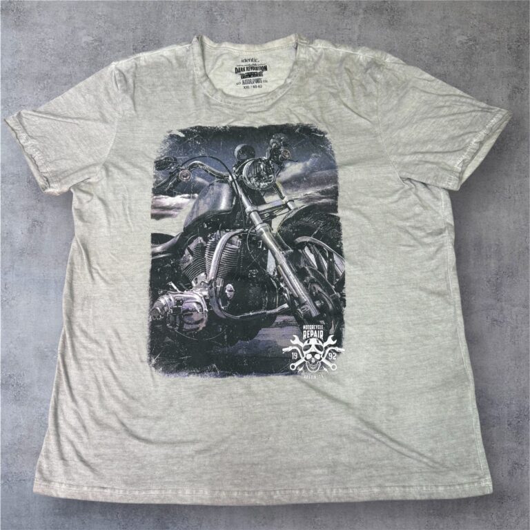 DARK REVOLUTION バイクグラフィックTシャツ