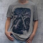 DARK REVOLUTION バイクグラフィックTシャツ