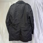 VISARUNO ステンカラーコート ブラック