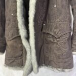 NICODE CLUB FOR MEN ファーコート メンズ ブラウン フェイクファー