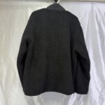 FIRST DOWN ボアフリースジャケット ブラック