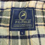 P.G.FIELD ワックスドコットン ジャケット ブラウン