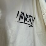 9090 アイボリー フード付き モッズコート