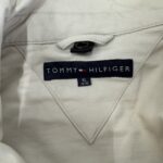 TOMMY HILFIGER トミーヒルフィガー ステンカラーコート ホワイト XL 