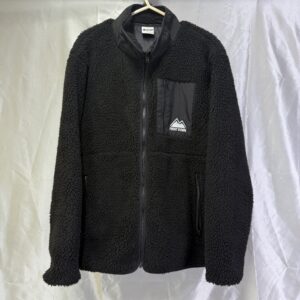 FIRST DOWN ボアフリースジャケット ブラック