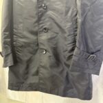 VISARUNO ステンカラーコート ブラック