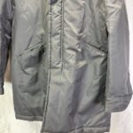 BLISS POINT 中綿 ロングコート L グレー フード付き 