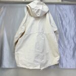 9090 アイボリー フード付き モッズコート