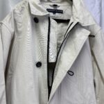 TOMMY HILFIGER トミーヒルフィガー ステンカラーコート ホワイト XL 