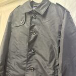 VISARUNO ステンカラーコート ブラック