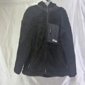 FIRST DOWN ファーストダウン ボアフリースジャケット ブラック L フード付き