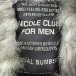 NICODE CLUB FOR MEN ファーコート メンズ ブラウン フェイクファー