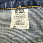 Levi’s 505 デニムパンツ W42 L32 カナダ製 ストレート リーバイス505 ビッグサイズ