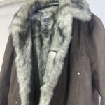 NICODE CLUB FOR MEN ファーコート メンズ ブラウン フェイクファー