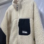 FIRST DOWN USA ボアフリースジャケット アイボリー L 