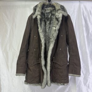 NICODE CLUB FOR MEN ファーコート メンズ ブラウン フェイクファー