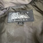 FIRST DOWN ファーストダウン ダウンジャケット ブラウン