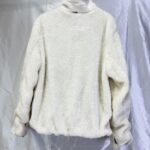 TOMMY HILFIGER リバーシブル ボアフリースジャケット アイボリー×ネイビー