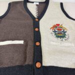 Jean Charles de Castelbajac sport 刺繍ニットベスト 切替デザイン カステルバジャック