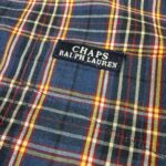 【90s】【CHAPS Ralph Lauren チェックシャツ】