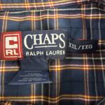 【90s】【CHAPS Ralph Lauren チェックシャツ】