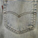 【90s】W35 / L34 Levi’s 550 デニムパンツ 革パッチ	