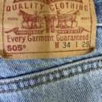 【90s】W34 / L29 Levi’s 505 デニムパンツ 革パッチ
