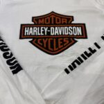 HARLEY DAVIDSON 長袖Tシャツ M フロント.袖プリント