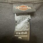 HARLEY-DAVIDSON Vネック 半袖Tシャツ 2XL
