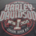 HARLEY-DAVIDSON Tシャツ 2XLプリント
