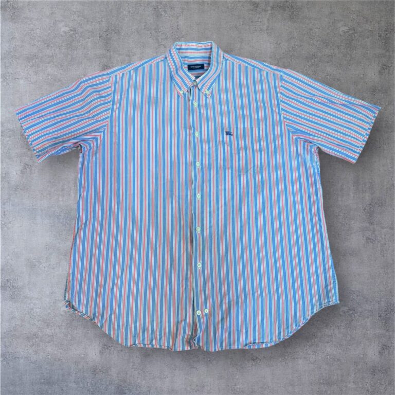 【00s】【 Burberry London ストライプシャツ】