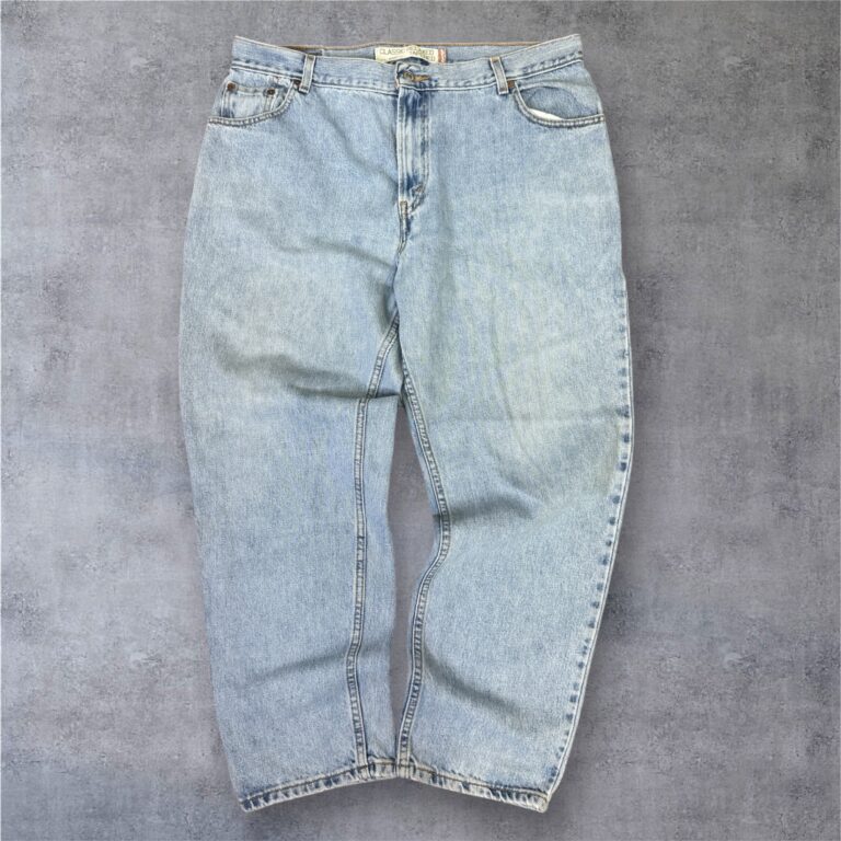 【W36 / L28】Levi’s 550 デニムパンツ 革パッチ