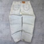 【90s】W35 / L34 Levi’s 550 デニムパンツ 革パッチ	