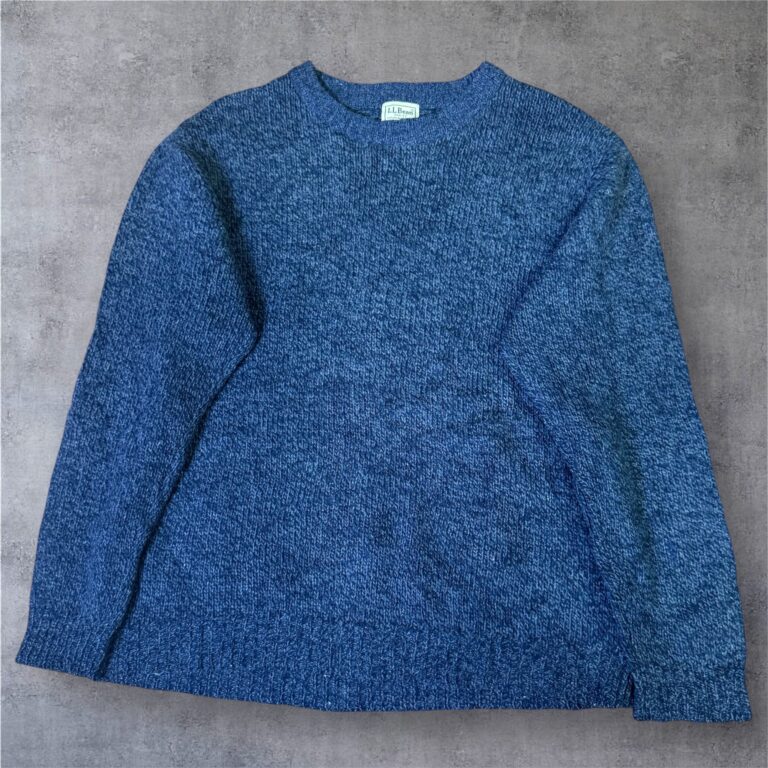 【90s~00s 】L.L.Bean コットン/ウールニット
