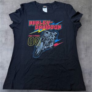 HARLEY DAVIDSON 半袖Tシャツ XL（レディースシルエット）