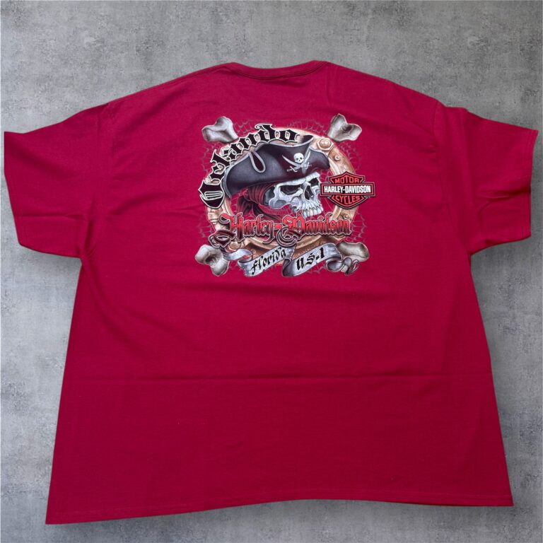 HARLEY-DAVIDSON スカルプリント 半袖Tシャツ 3XL
