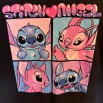 【Disney】スティッチ×エンジェル Tシャツ