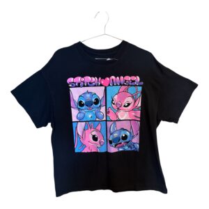 【Disney】スティッチ×エンジェル Tシャツ