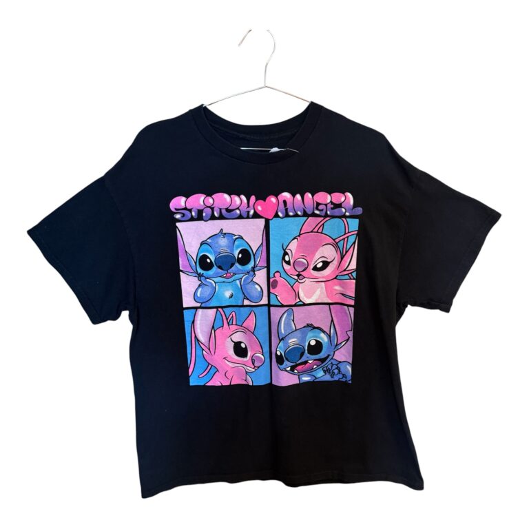 【Disney】スティッチ×エンジェル Tシャツ