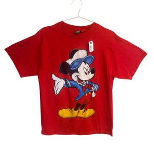 【90s Disney】Mickey Tシャツ　L